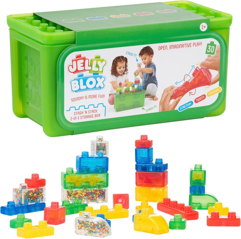 Jelly Blox Goliath Jelly Blox Stash & Stack - 2-in-1 Storage Case - Image 1